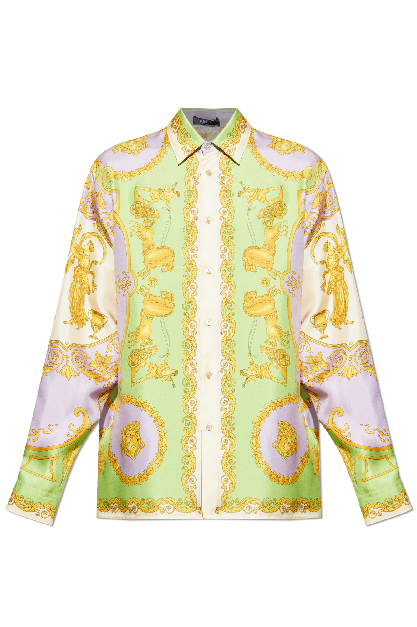 Versace Silk shirt with print | Men's | Vitkac